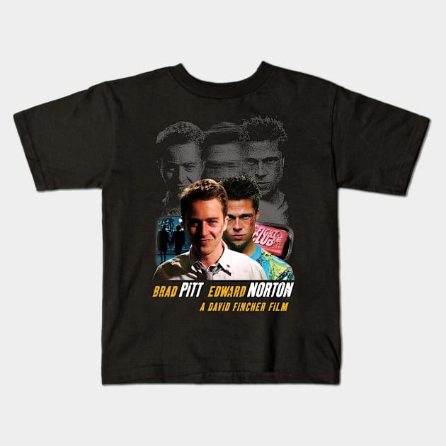 Fight Club Kids T-Shirt by tiredatlas